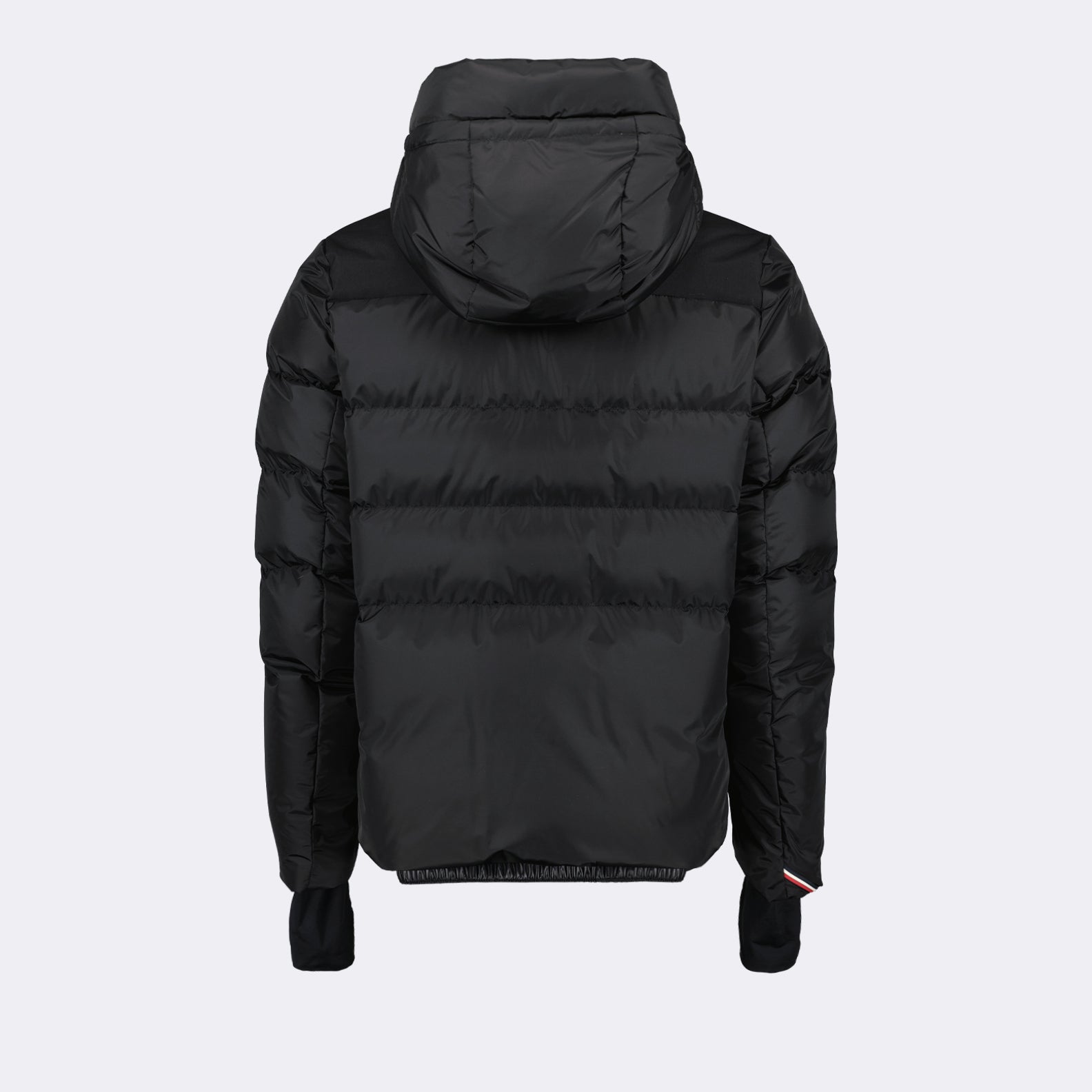 Moncler Grenoble, down jacket, black nylon jacket, luxury winter wear, high-end outerwear