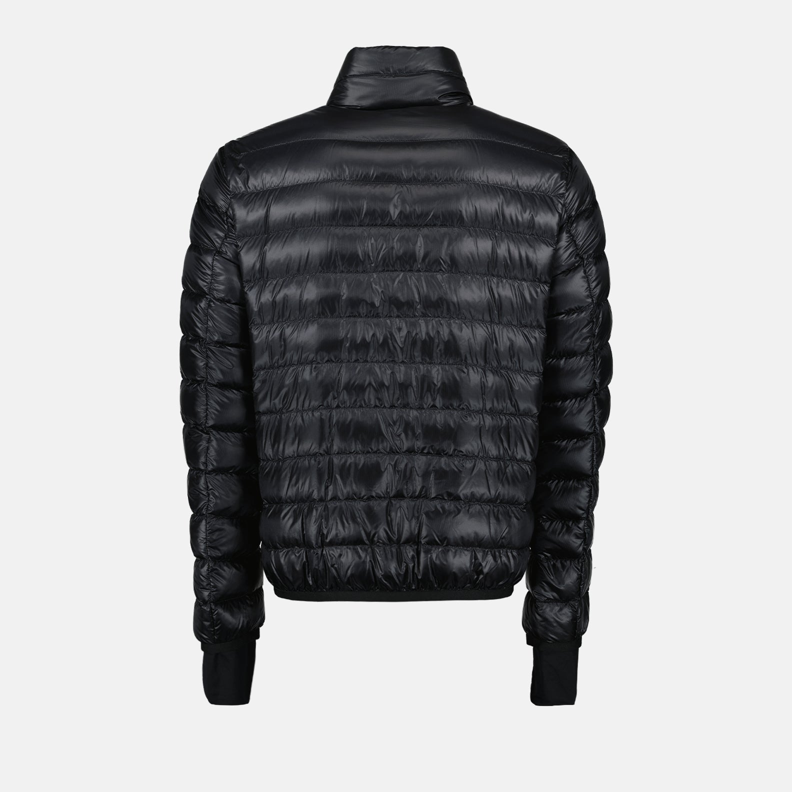 Moncler Grenoble, black down jacket, luxury puffer jacket, men's winter coat, premium outerwear