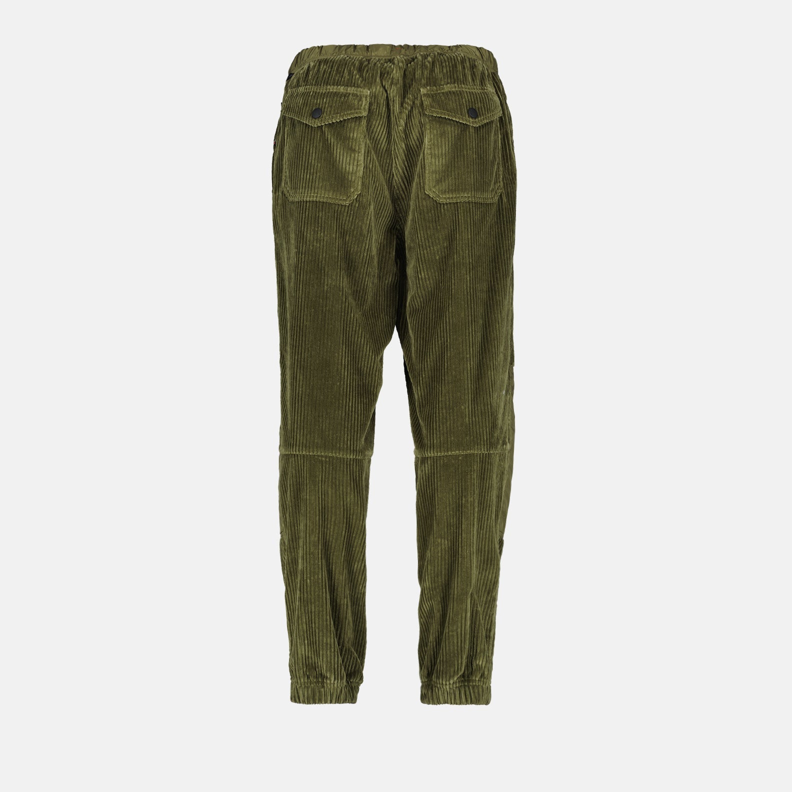 Green Corduroy Pants, Moncler Grenoble, Luxury Men's Trousers, High-End Corduroy, Elegant Men's Fashion