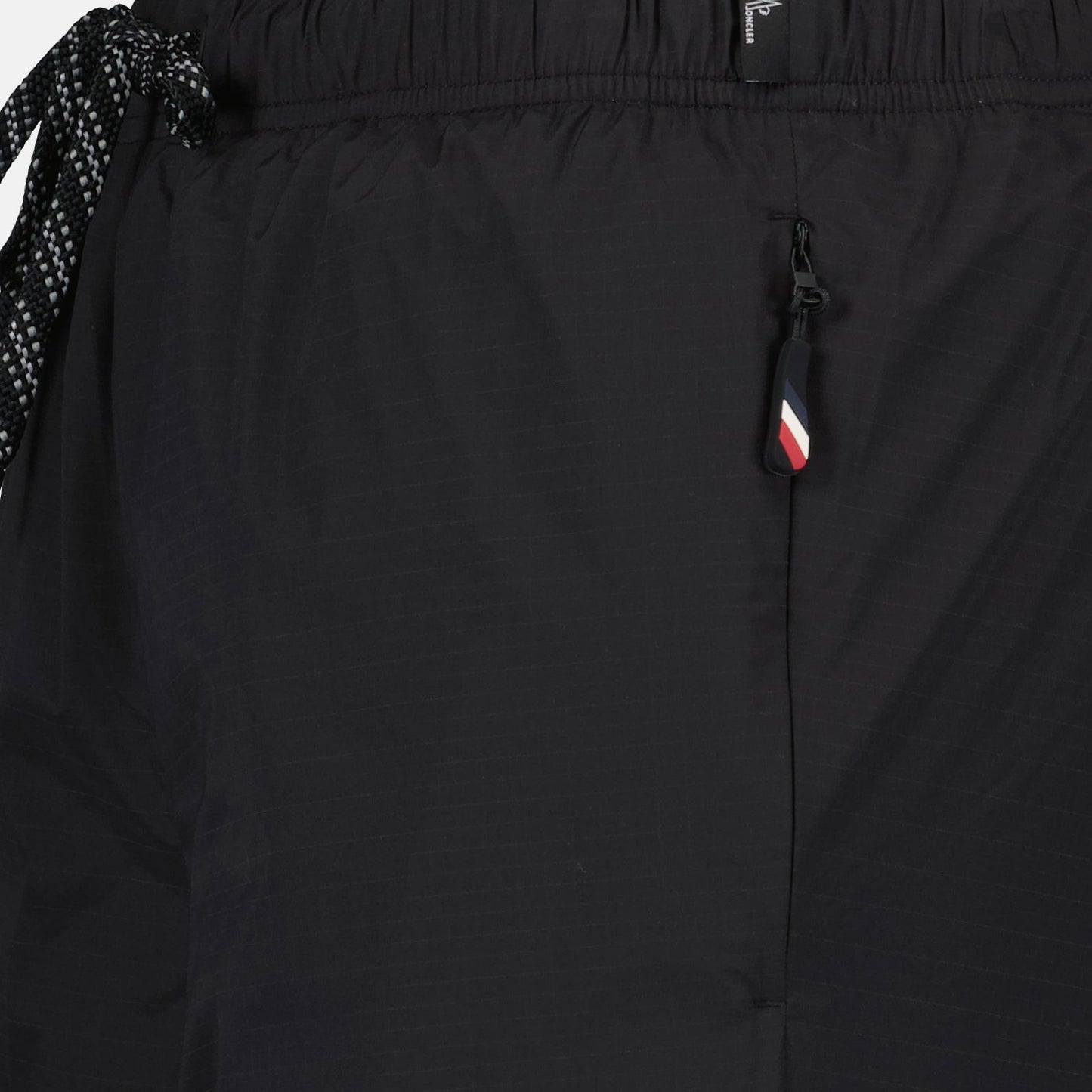 Moncler Grenoble, black ripstop pants, luxury men's fashion, high-end menswear, durable stylish pants