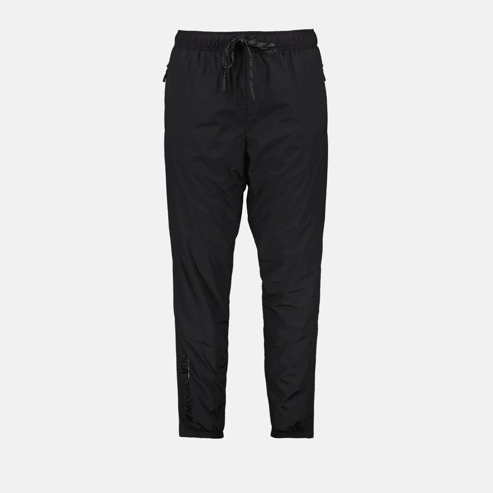 Moncler Grenoble, black ripstop pants, luxury men's fashion, high-end menswear, durable stylish pants