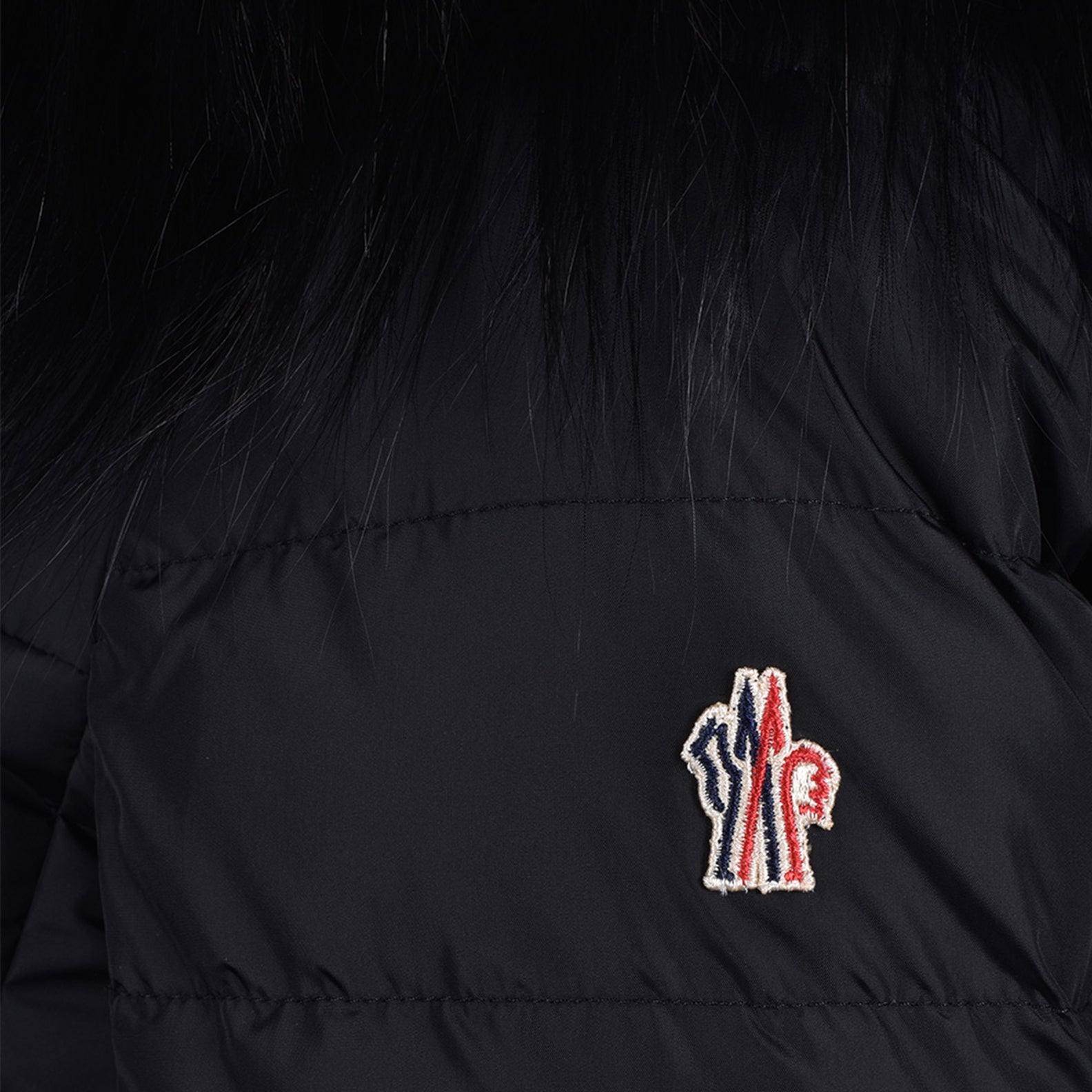 Beverley down jacket, luxury outerwear, black down jacket, Moncler Grenoble, high-end winter jacket