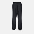 Moncler trousers, luxury men's fashion, black technical fabric trousers, high-end ready-to-wear, Moncler clothing