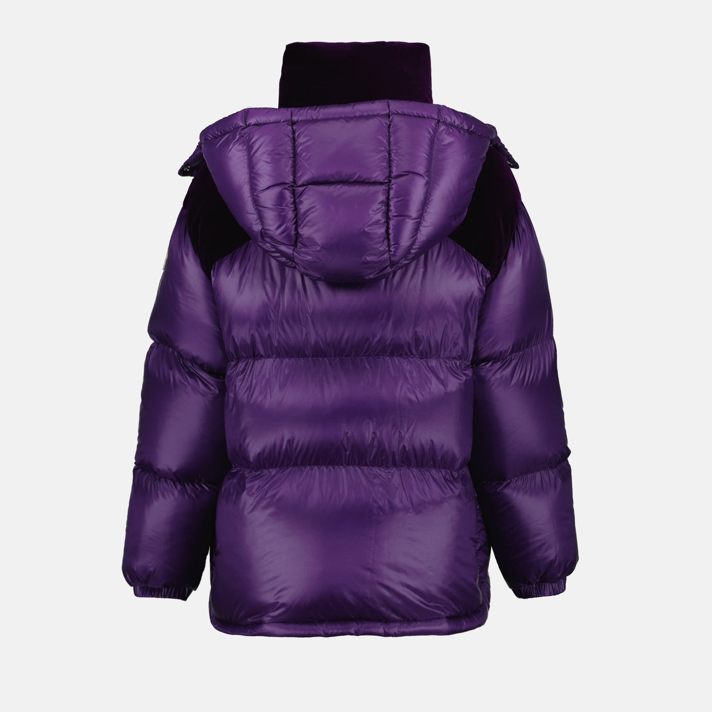 Moncler, luxury down jacket, women's winter coat, violet jacket, designer outerwear