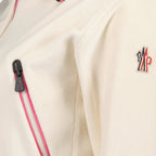 Moncler Grenoble, velvet jacket, beige-pink jacket, women's luxury outerwear, elegant women's jacket