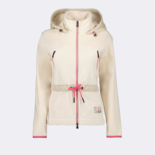 Chaqueta de Terciopelo Beige-Rosa