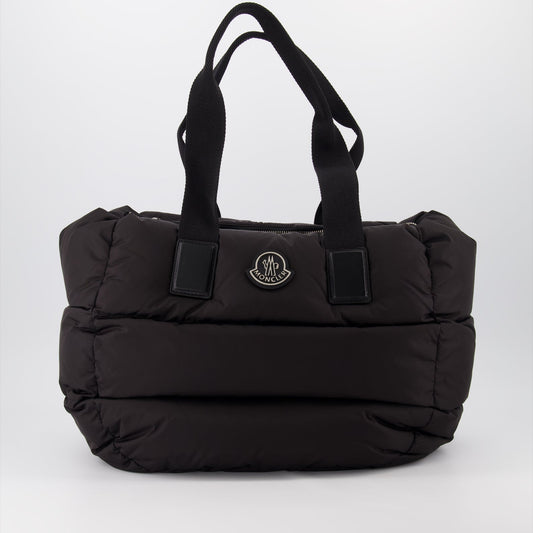 luxury tote bag, Moncler tote, elegant handbag, designer accessory, Caradoc collection