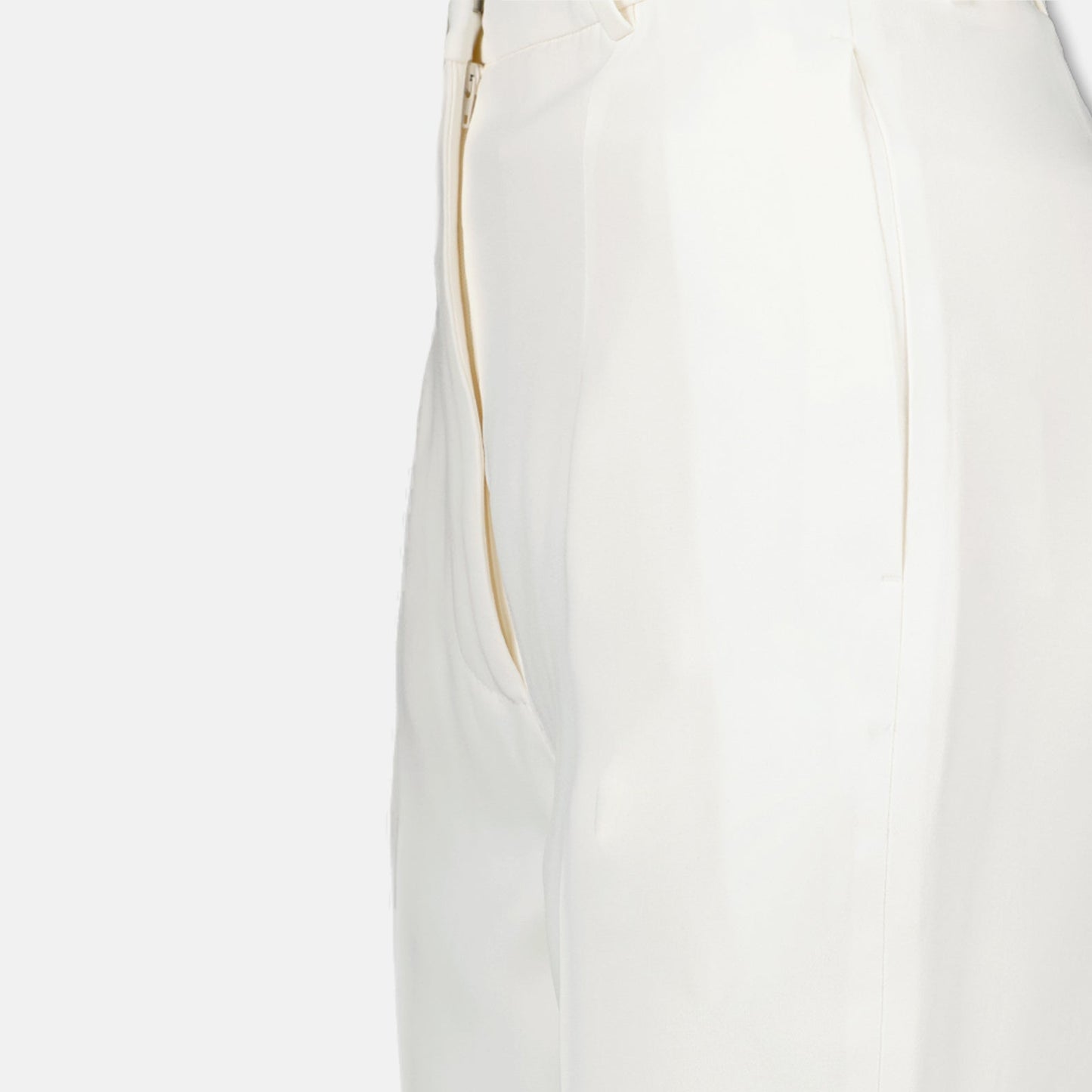 Alexander McQueen, white cigarette pants, luxury trousers, elegant pants, tailored trousers