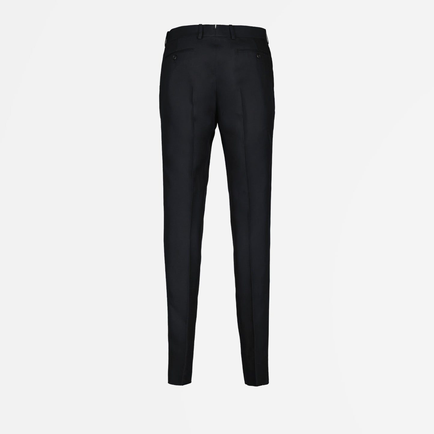 Alexander McQueen, black cigarette pants, men's luxury pants, tailored fit, designer trousers