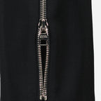 Alexander McQueen, cigarette pants, women's luxury trousers, zip detailing, contemporary fashion
