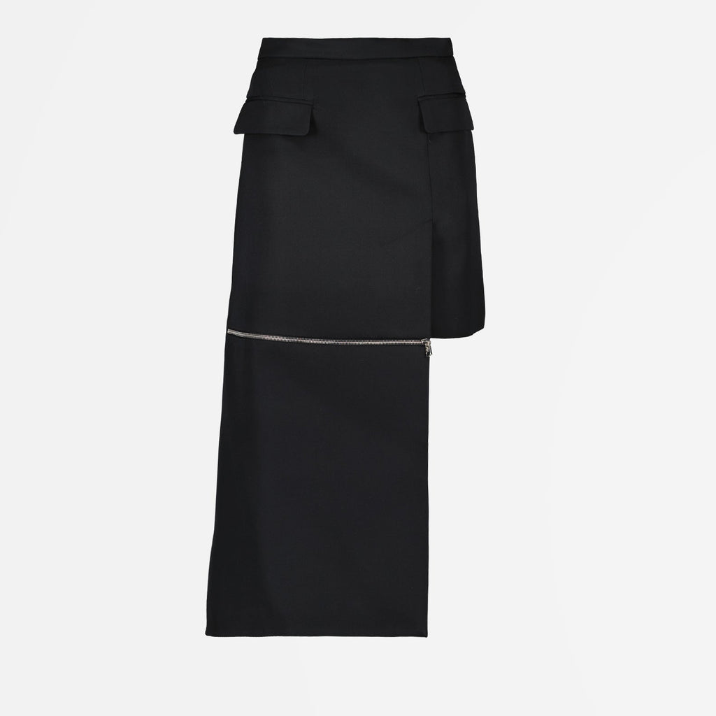 Zip Slit Skirt
