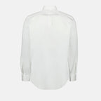 Alexander McQueen, men's luxury shirt, white military pocket shirt, high-end fashion, designer men's clothing