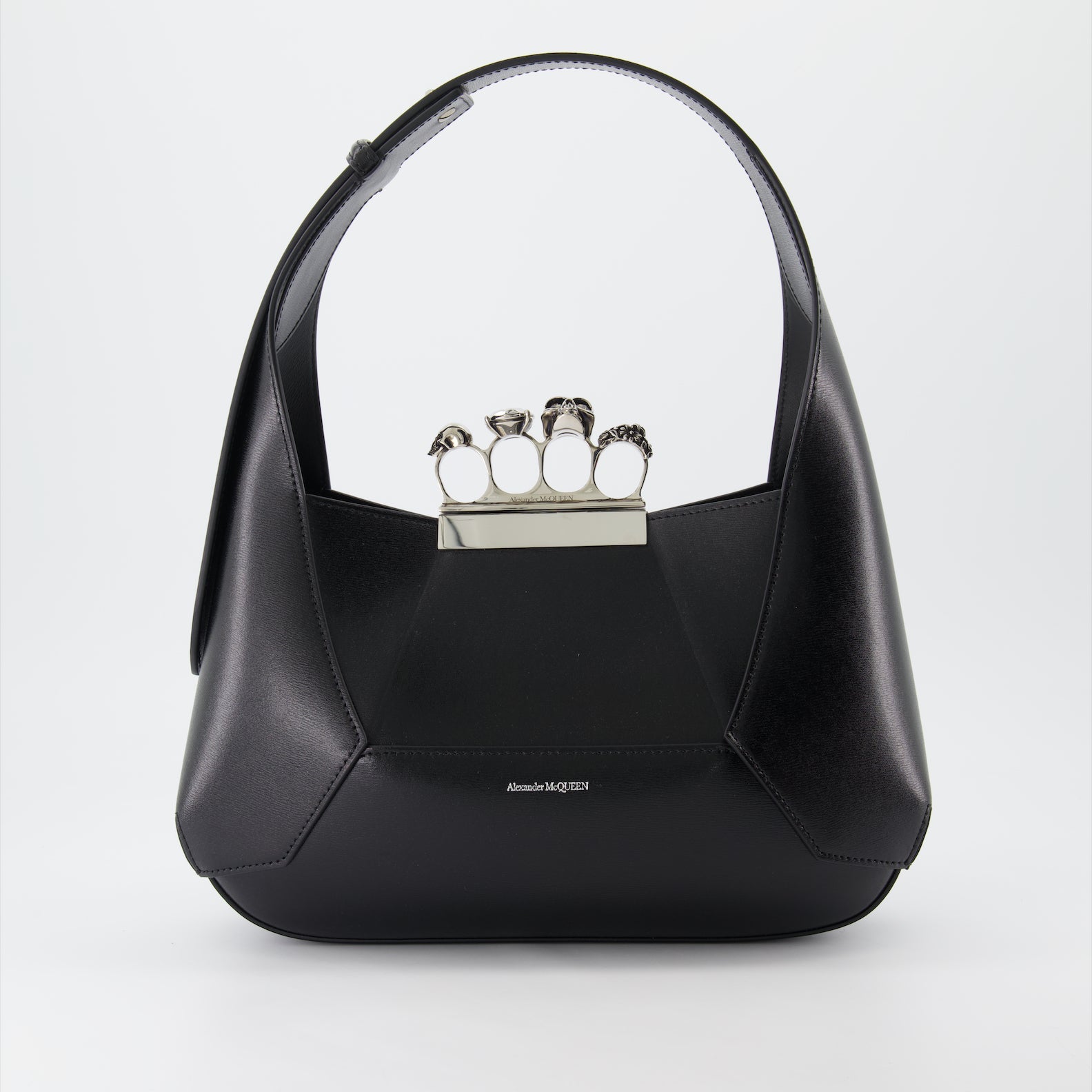 Alexander McQueen, Jewelled Hobo Bag, Women's Luxury Bag, Designer Leather Bag, High-end Accessories