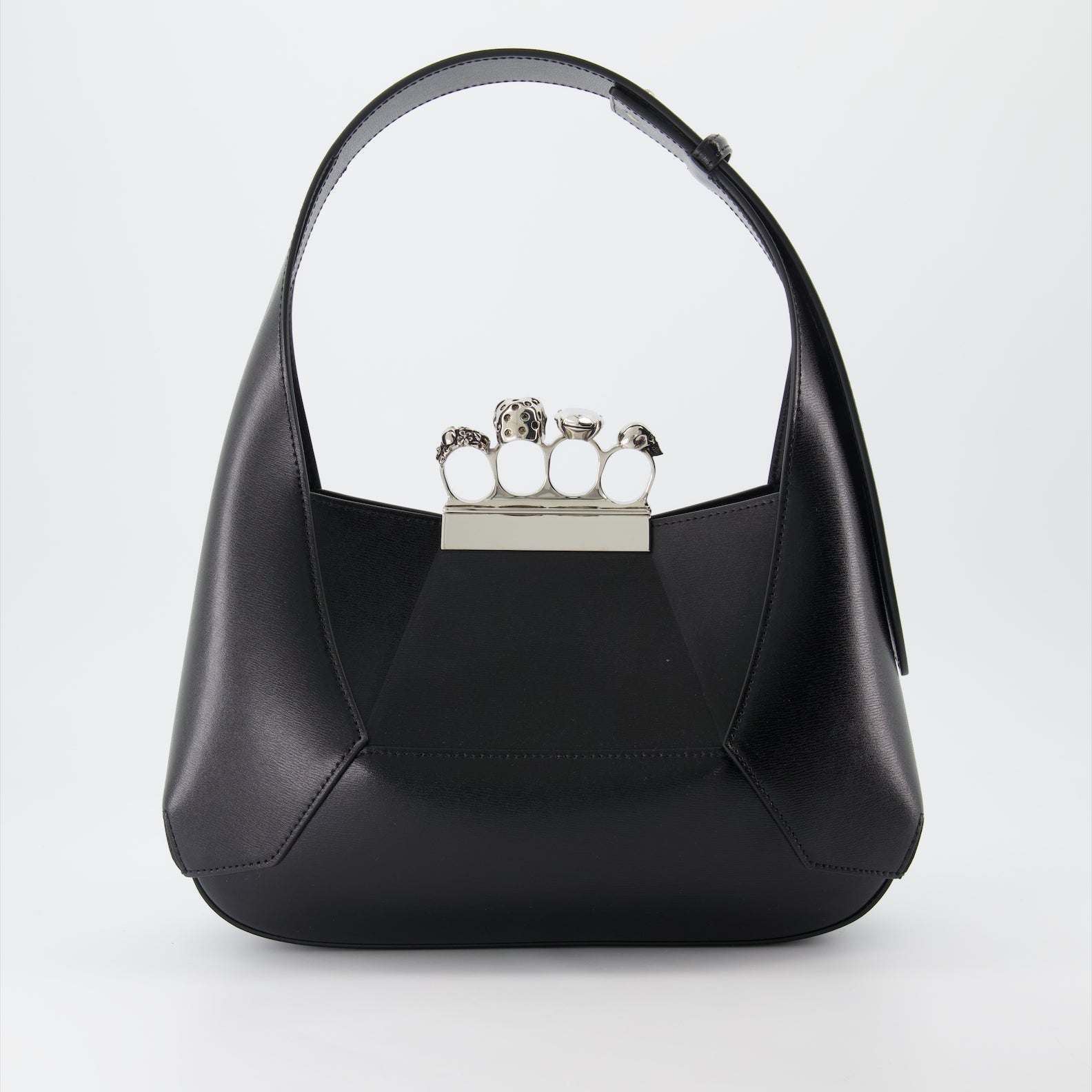 Alexander McQueen, Jewelled Hobo Bag, Women's Luxury Bag, Designer Leather Bag, High-end Accessories