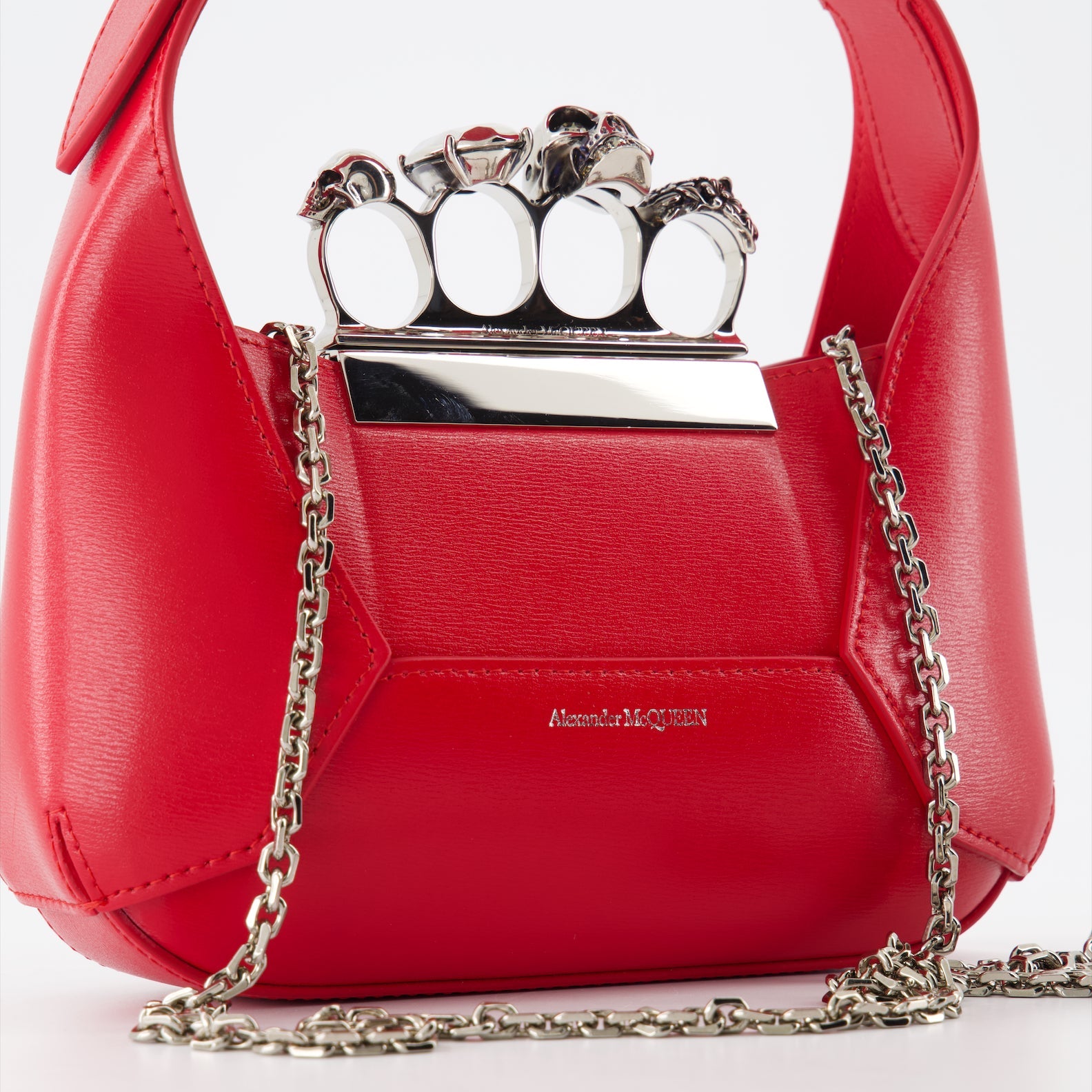 Mini Jewelled Hobo Bag, Alexander McQueen, luxury handbags, women's accessories, designer bags