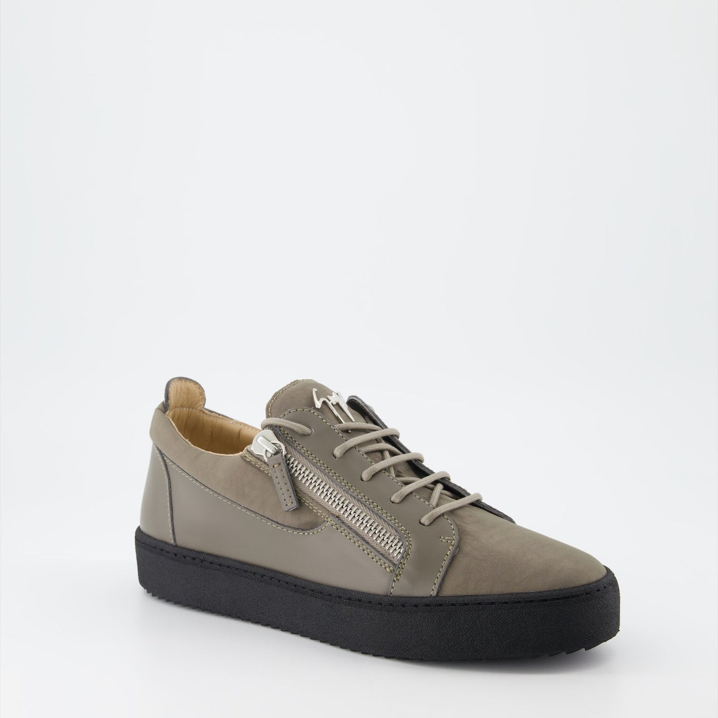 Giuseppe Zanotti, Grey Suede Sneakers, Luxury Men's Footwear, Designer Sneakers, High-End Fashion