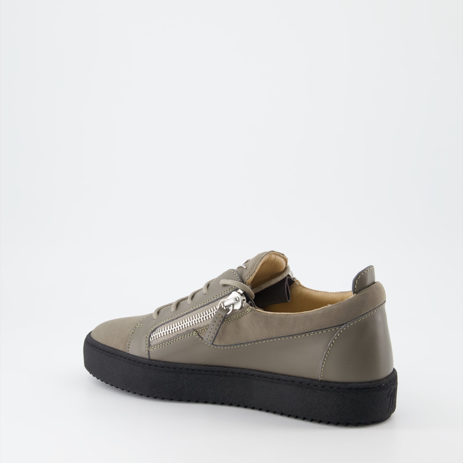 Giuseppe Zanotti, Grey Suede Sneakers, Luxury Men's Footwear, Designer Sneakers, High-End Fashion