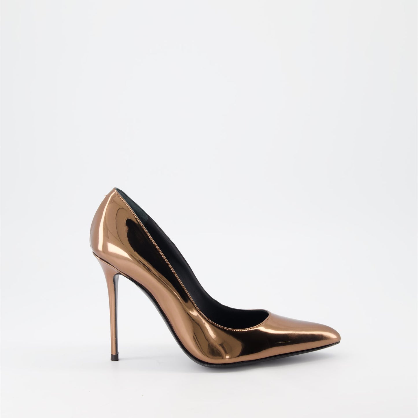 Giuseppe Zanotti, luxury pumps, bronze heels, designer footwear, elegant high heels