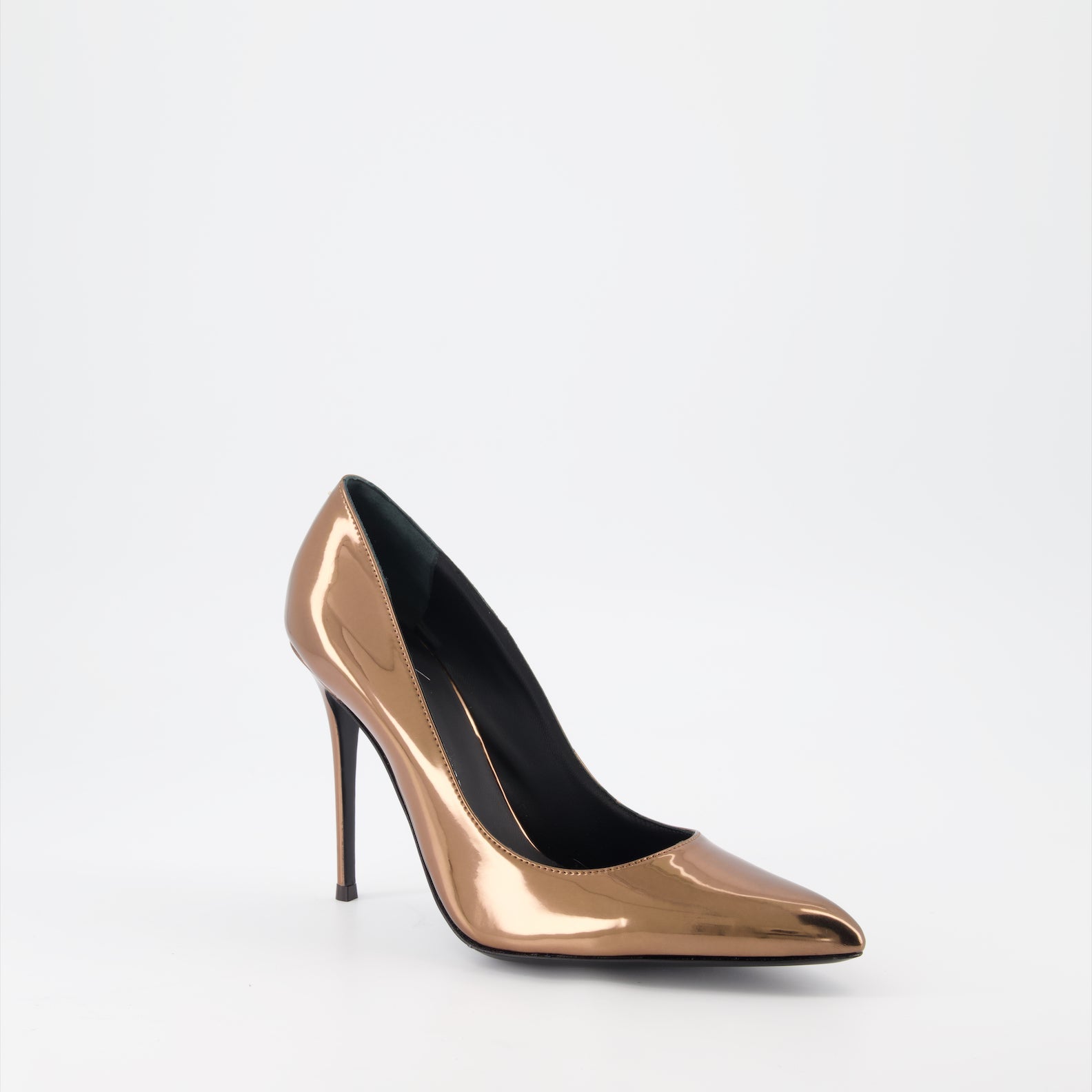 Giuseppe Zanotti, luxury pumps, bronze heels, designer footwear, elegant high heels