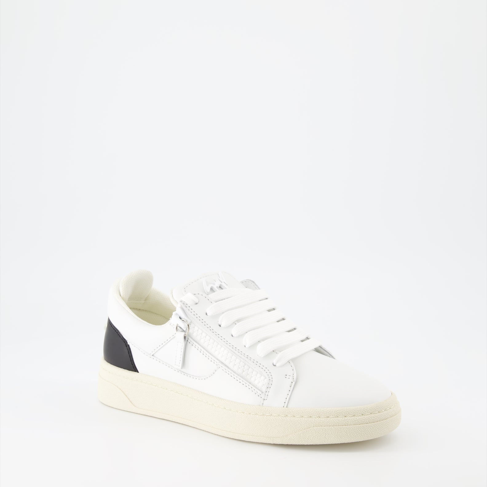 Giuseppe Zanotti, White Sneakers, Women's Luxury Sneakers, Designer Sneakers, High-end Footwear