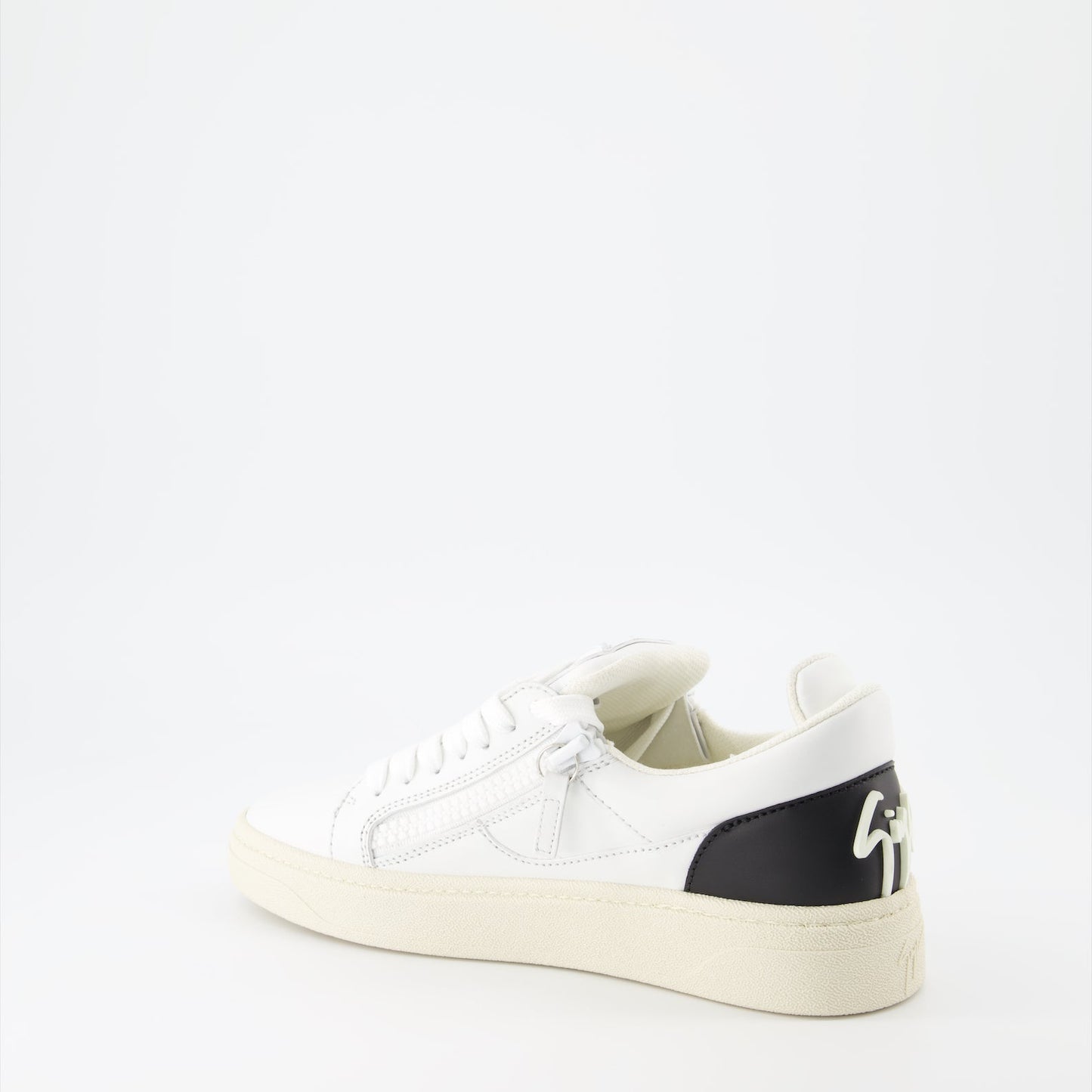 Giuseppe Zanotti, White Sneakers, Women's Luxury Sneakers, Designer Sneakers, High-end Footwear