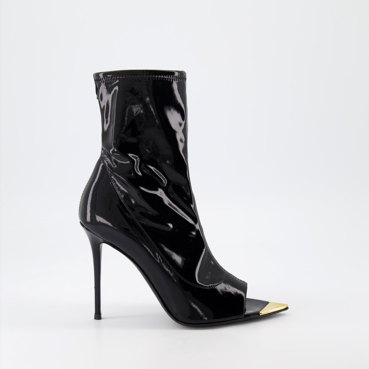 Giuseppe Zanotti, ankle boots, women's luxury footwear, black leather boots, high-end fashion