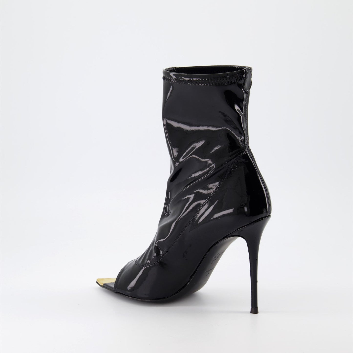 Giuseppe Zanotti, ankle boots, women's luxury footwear, black leather boots, high-end fashion