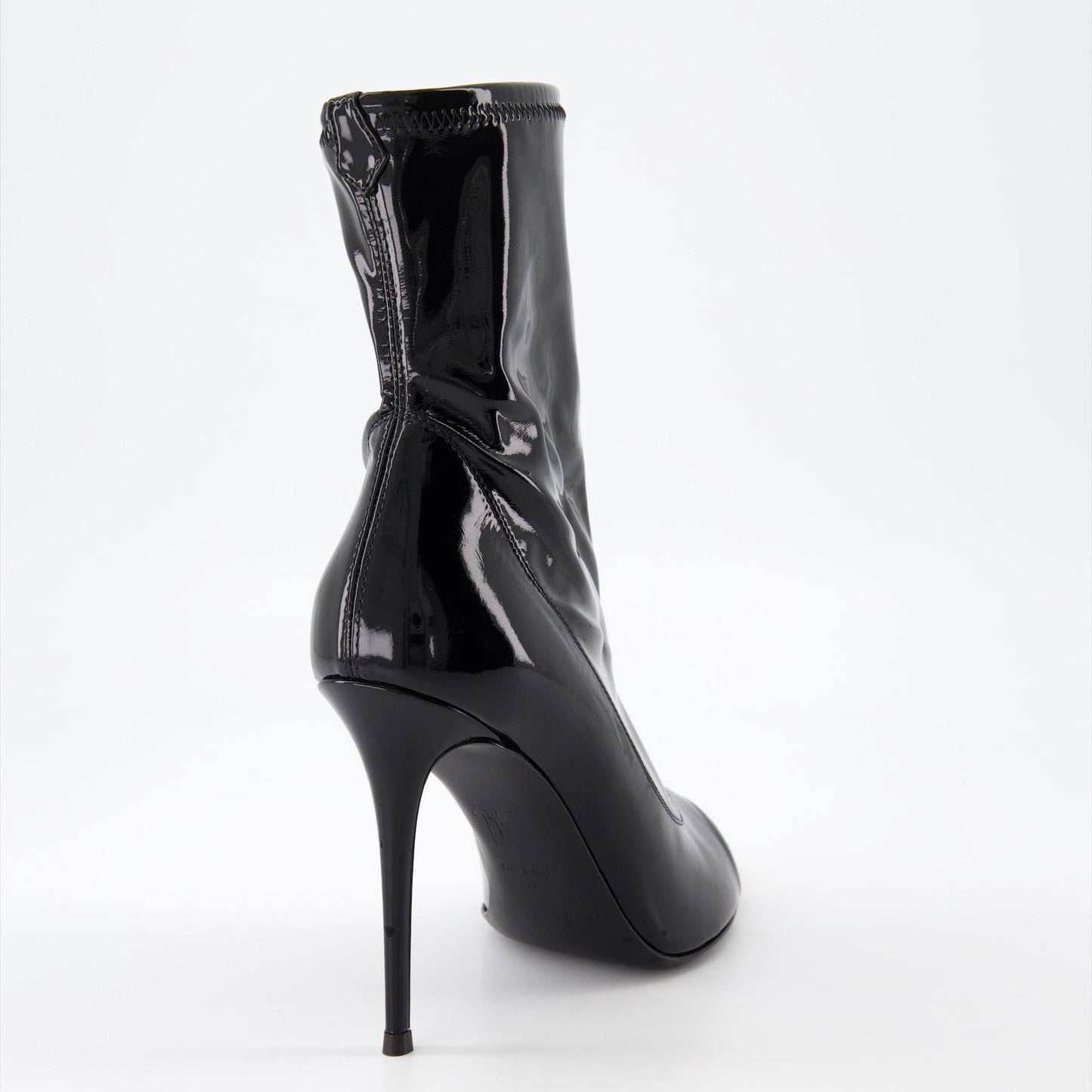 Giuseppe Zanotti, ankle boots, women's luxury footwear, black leather boots, high-end fashion