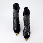 Giuseppe Zanotti, ankle boots, women's luxury footwear, black leather boots, high-end fashion