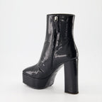 luxury boots, croco leather boots, Giuseppe Zanotti, high-end footwear, designer ankle boots