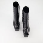 luxury boots, croco leather boots, Giuseppe Zanotti, high-end footwear, designer ankle boots