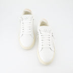 luxury sneakers, Giuseppe Zanotti, women's sneakers, white-rose sneakers, high-end fashion