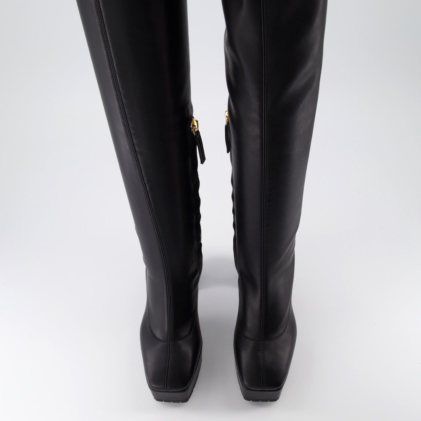 Giuseppe Zanotti, Cuissardes Morgana, luxury boots, high-end footwear, women's leather boots