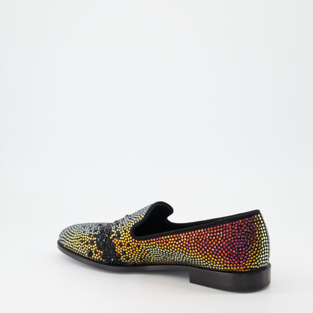 Giuseppe Zanotti, Strass Moccasins, Luxury Footwear, Men's Designer Shoes, Italian Craftsmanship