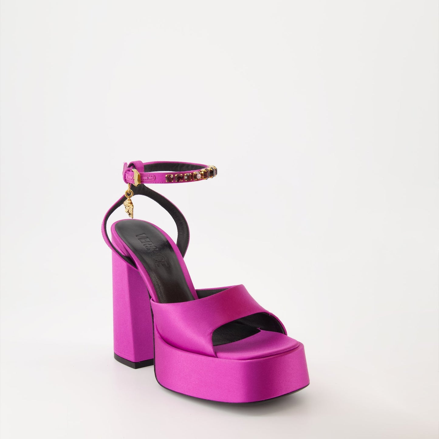 Versace, platform sandals, Medusa Aevitas, luxury footwear, women's designer shoes