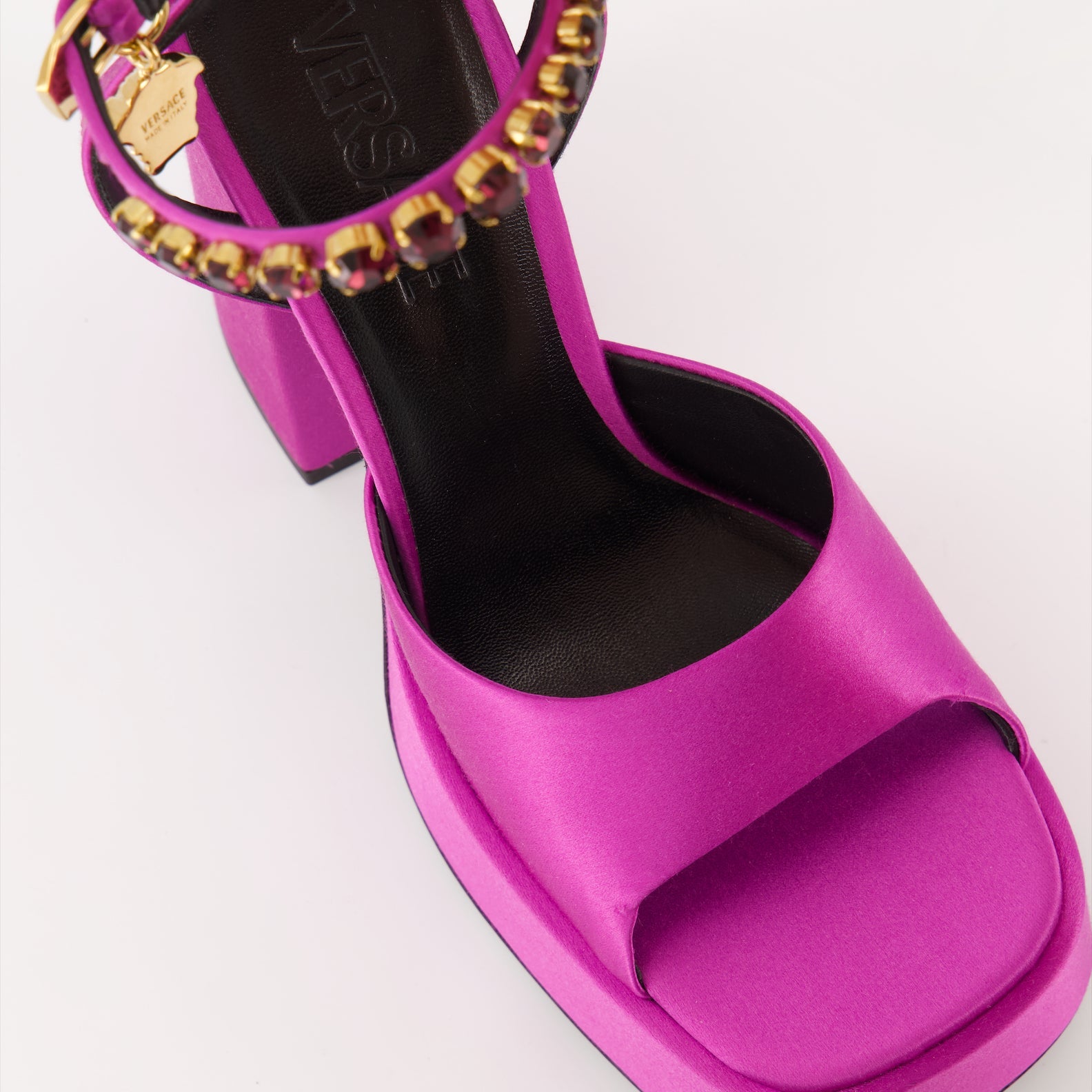 Versace, platform sandals, Medusa Aevitas, luxury footwear, women's designer shoes