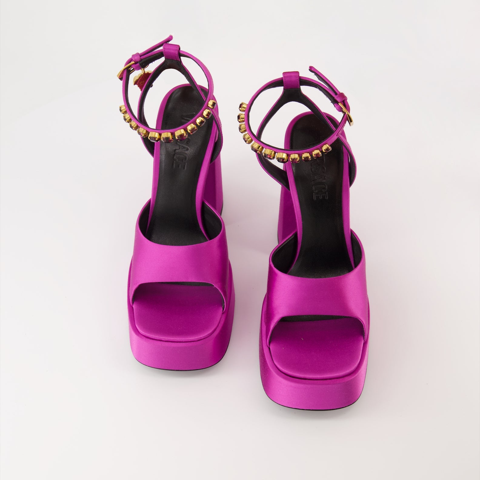 Versace, platform sandals, Medusa Aevitas, luxury footwear, women's designer shoes