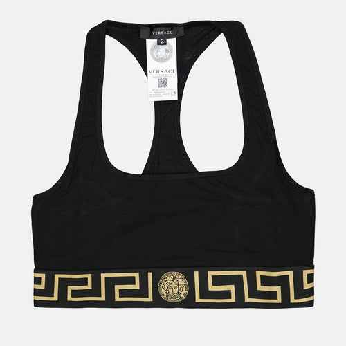 Black Greca Sports Bra