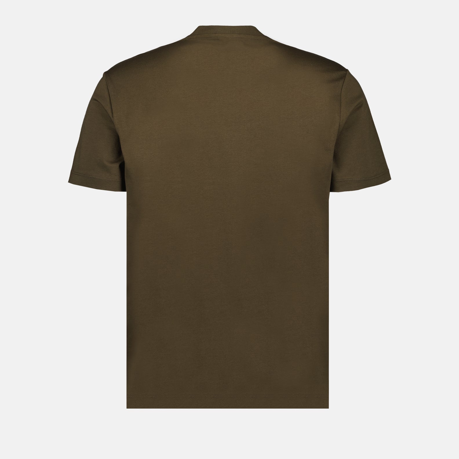 Versace, men's logo T-shirt, luxury T-shirt, brown T-shirt, designer clothing