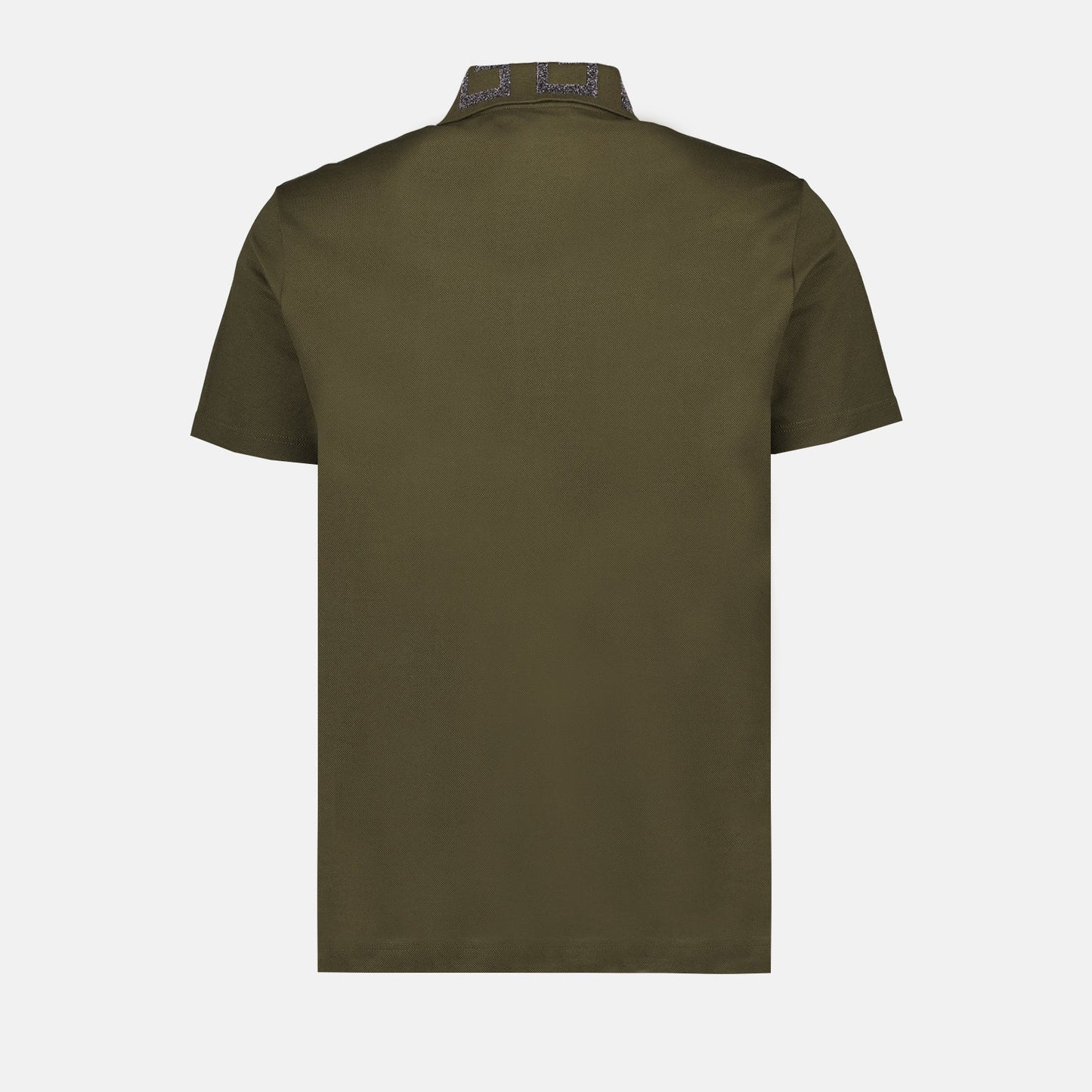 Versace polo shirt, men's luxury polo, Greca pattern, green polo, high-end fashion