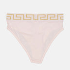 Versace lingerie, Greca pattern slip, luxury women's underwear, designer intimate wear, elegant lingerie