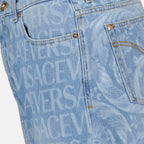 Allover Blue Denim Jeans