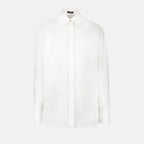 Versace, Medusa Shirt, Luxury Womenswear, White Shirt, Designer Fashion