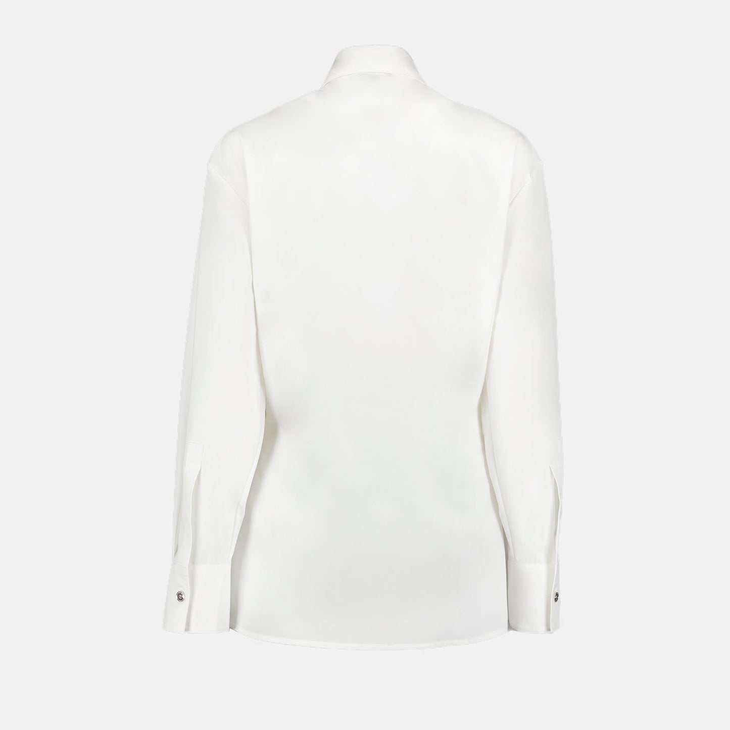 Versace, Medusa Shirt, Luxury Womenswear, White Shirt, Designer Fashion