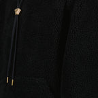 Versace sweatshirt, La Medusa, luxury men's sweatshirts, black designer sweatshirt, high-end fashion