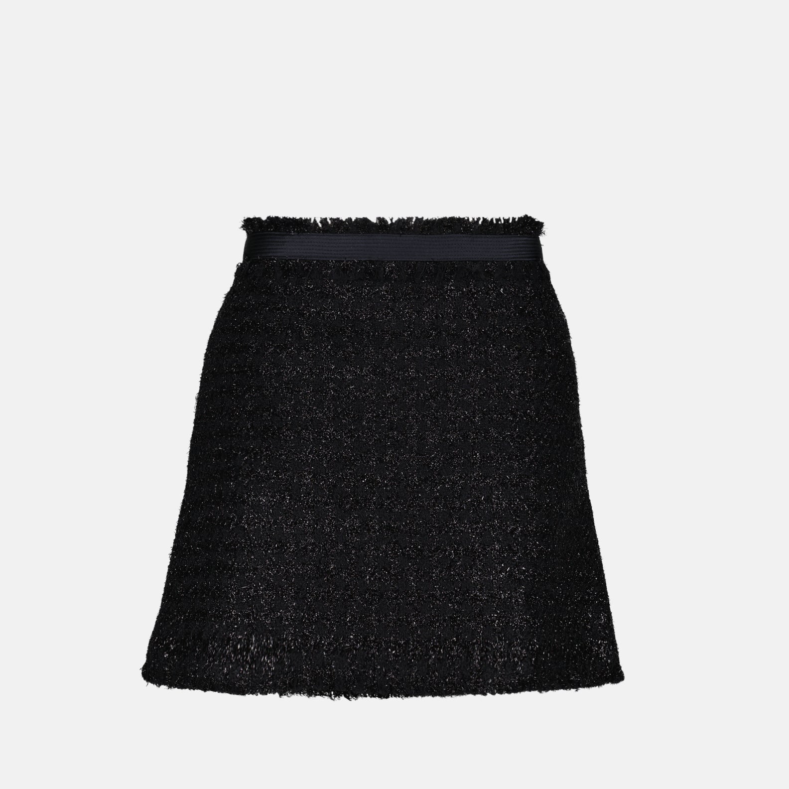 Versace mini skirt, black mini skirt, luxury women’s wear, elegant women's skirt, high-end fashion