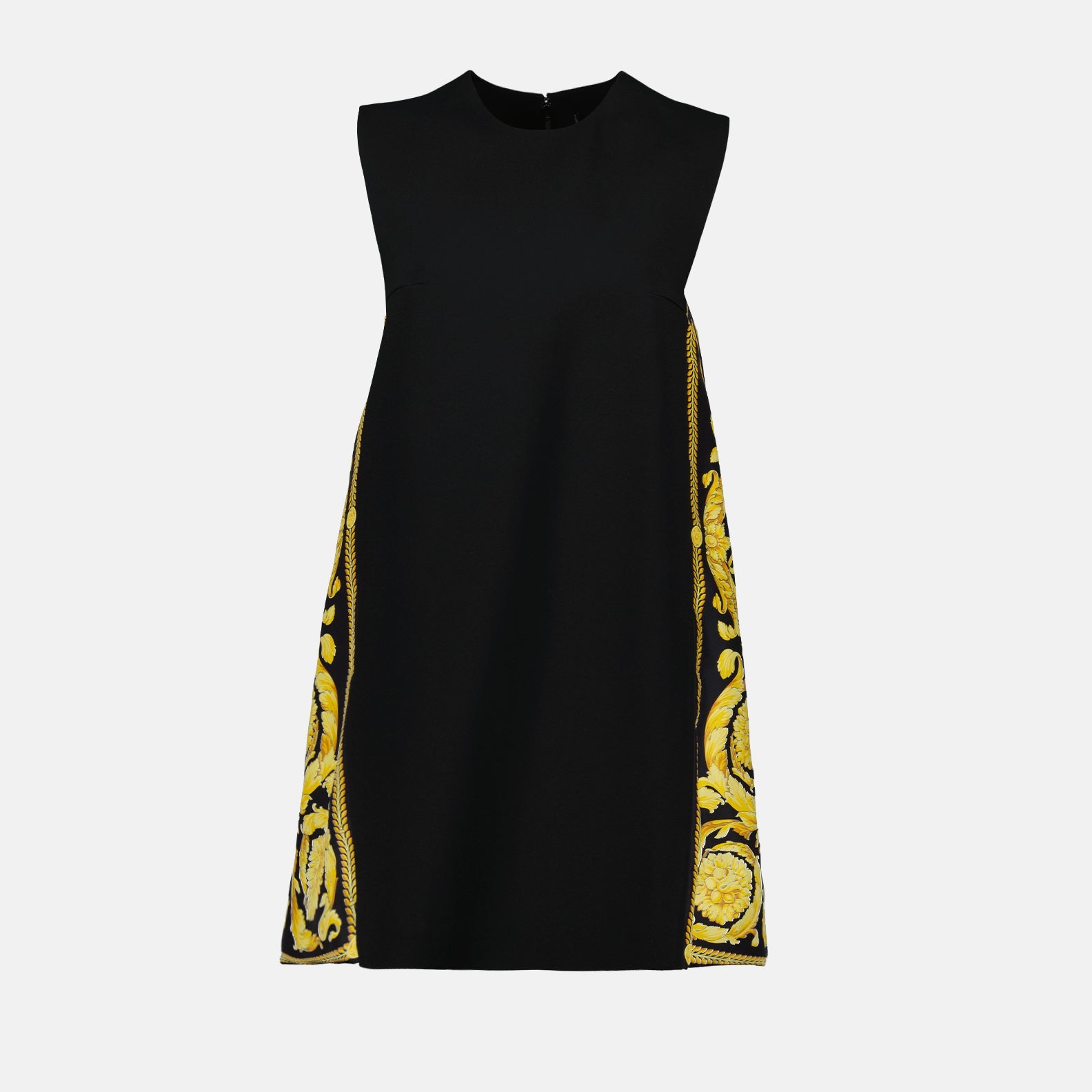 Versace Barocco Dress, Luxury Mini Dress, Women's Designer Dress, High-end Fashion, Elegant Versace Apparel