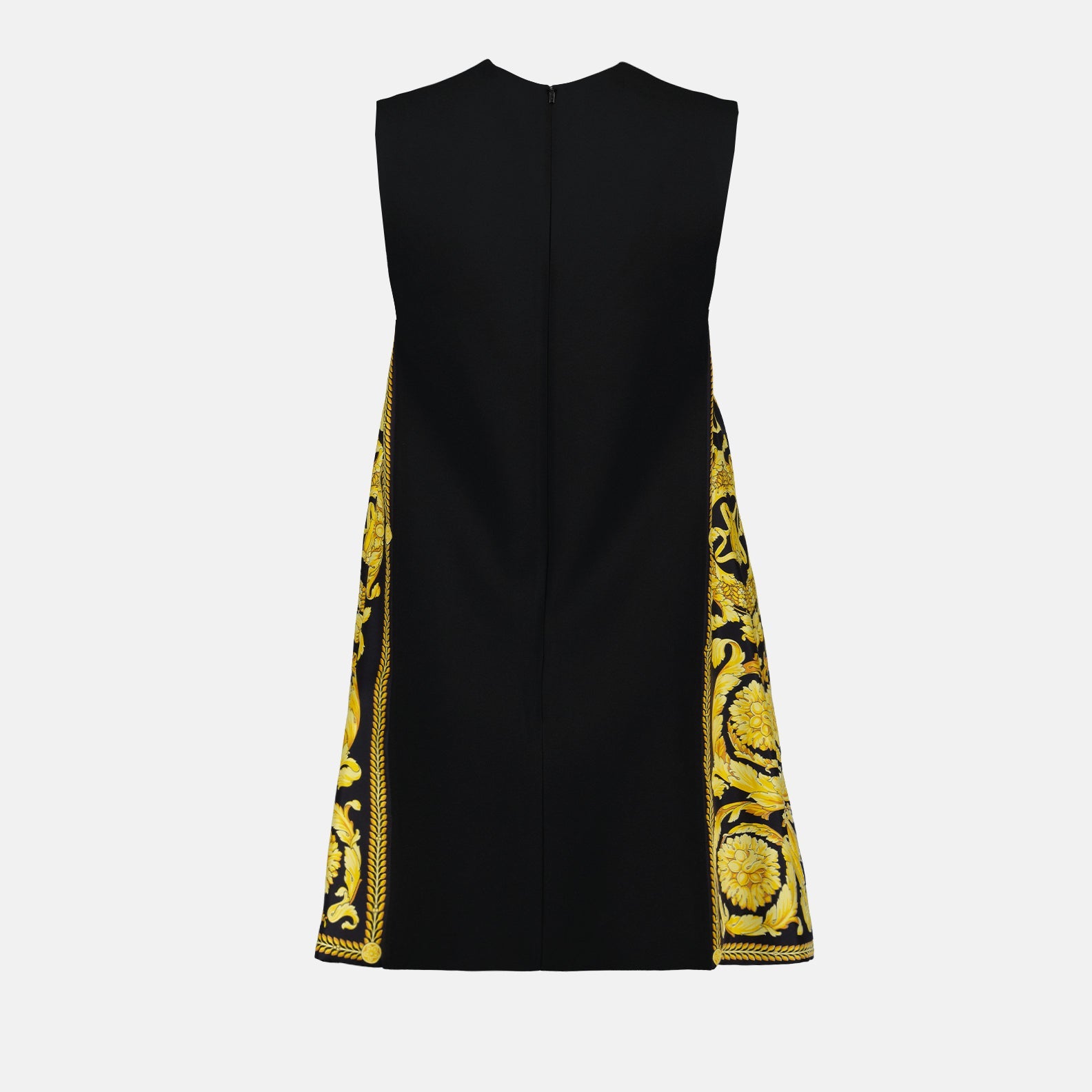 Versace Barocco Dress, Luxury Mini Dress, Women's Designer Dress, High-end Fashion, Elegant Versace Apparel