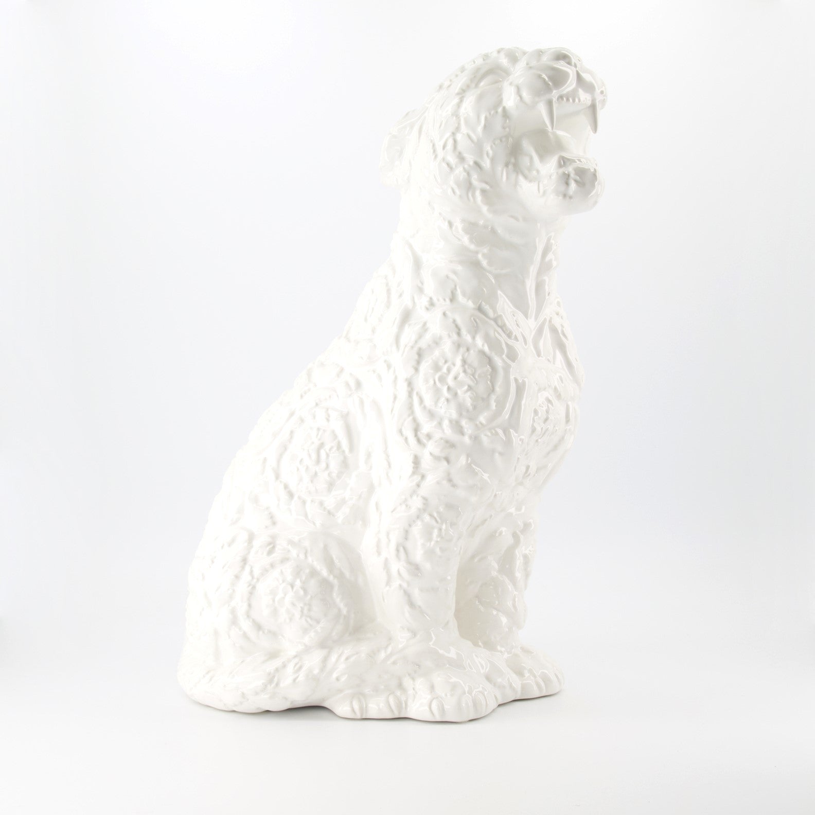 Versace, Cheetah Statue, Rokko White, Luxury Decor, High-End Gift