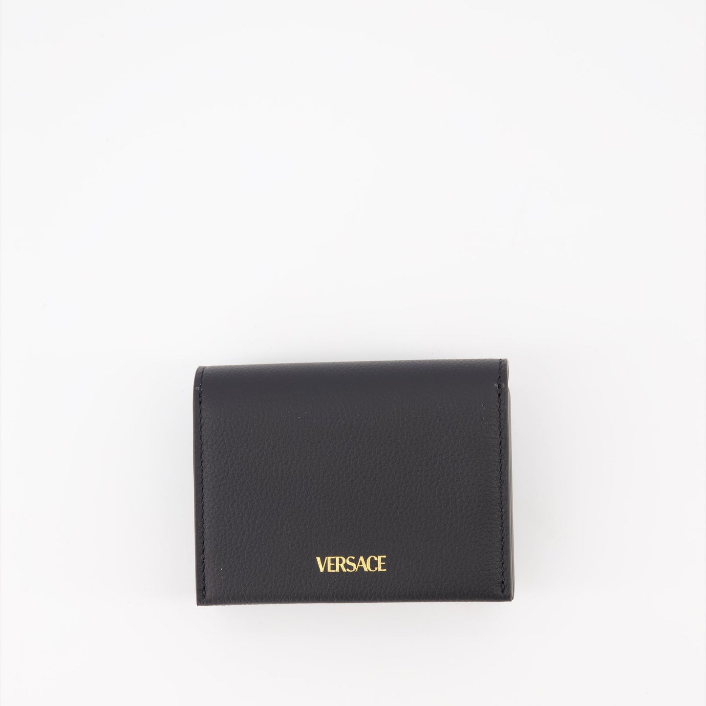 Versace card holder, La Medusa, women's luxury accessory, premium leather card holder, black card holder